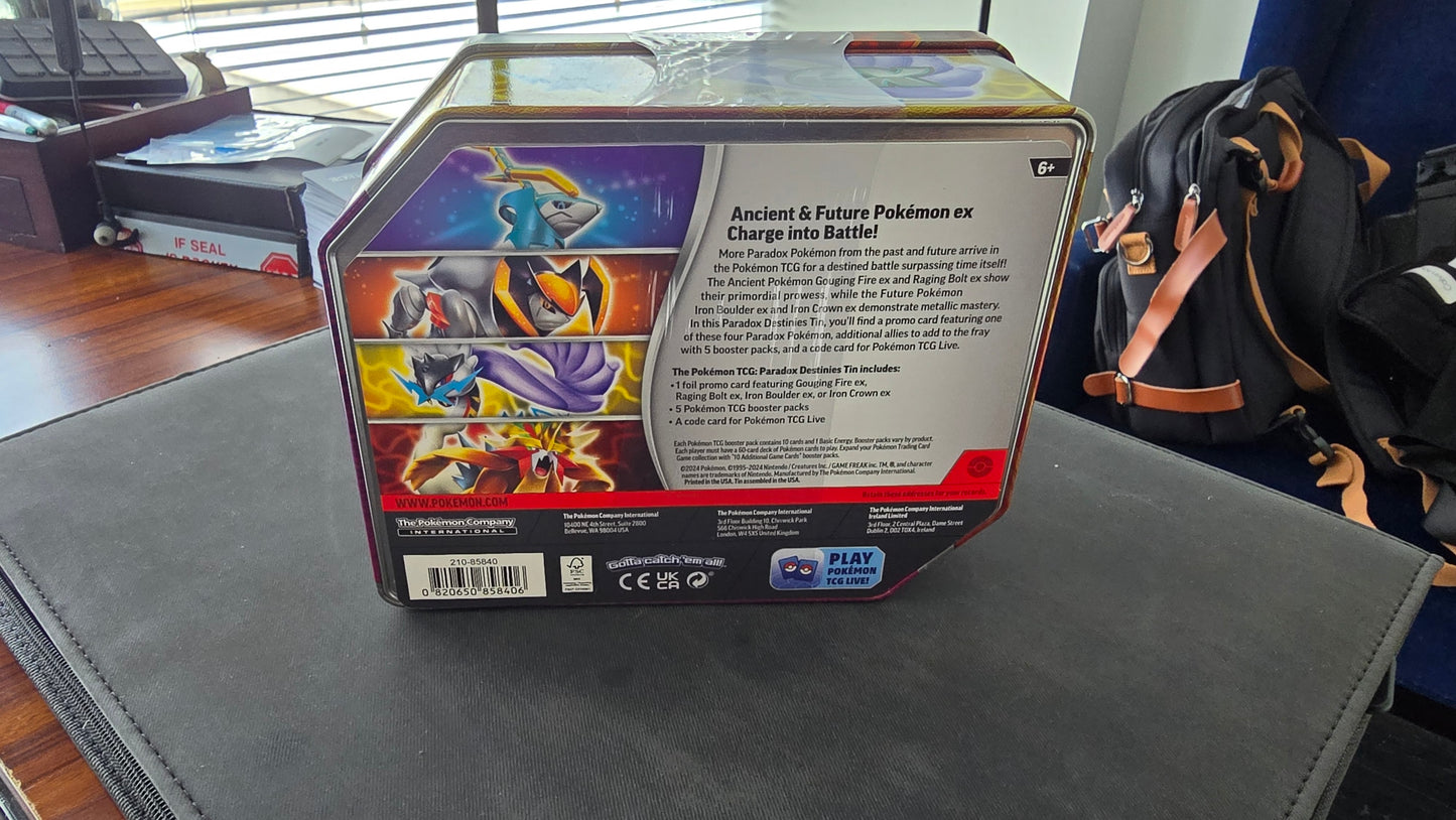 Paradox Destinies Tin [Gouging Fire ex]