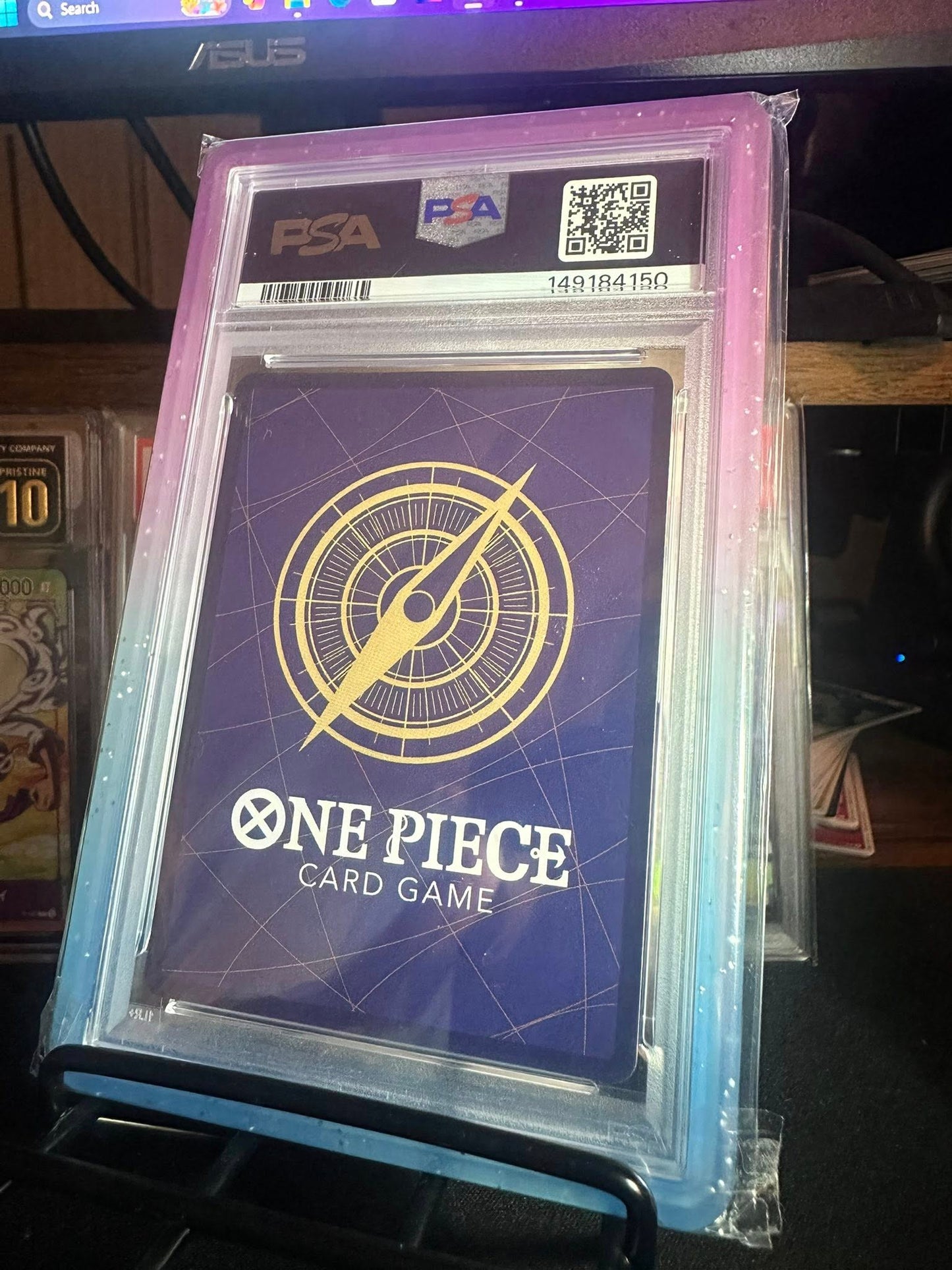 PSA 10 Ground Death Alternate Art OP14-096 English One Piece Card Game
