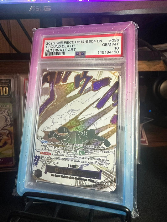 PSA 10 Ground Death Alternate Art OP14-096 English One Piece Card Game