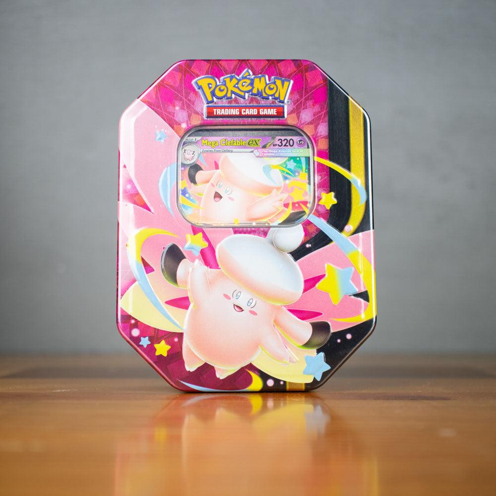 Pokémon Mega Moonlit Tin – Mega Clefable ex