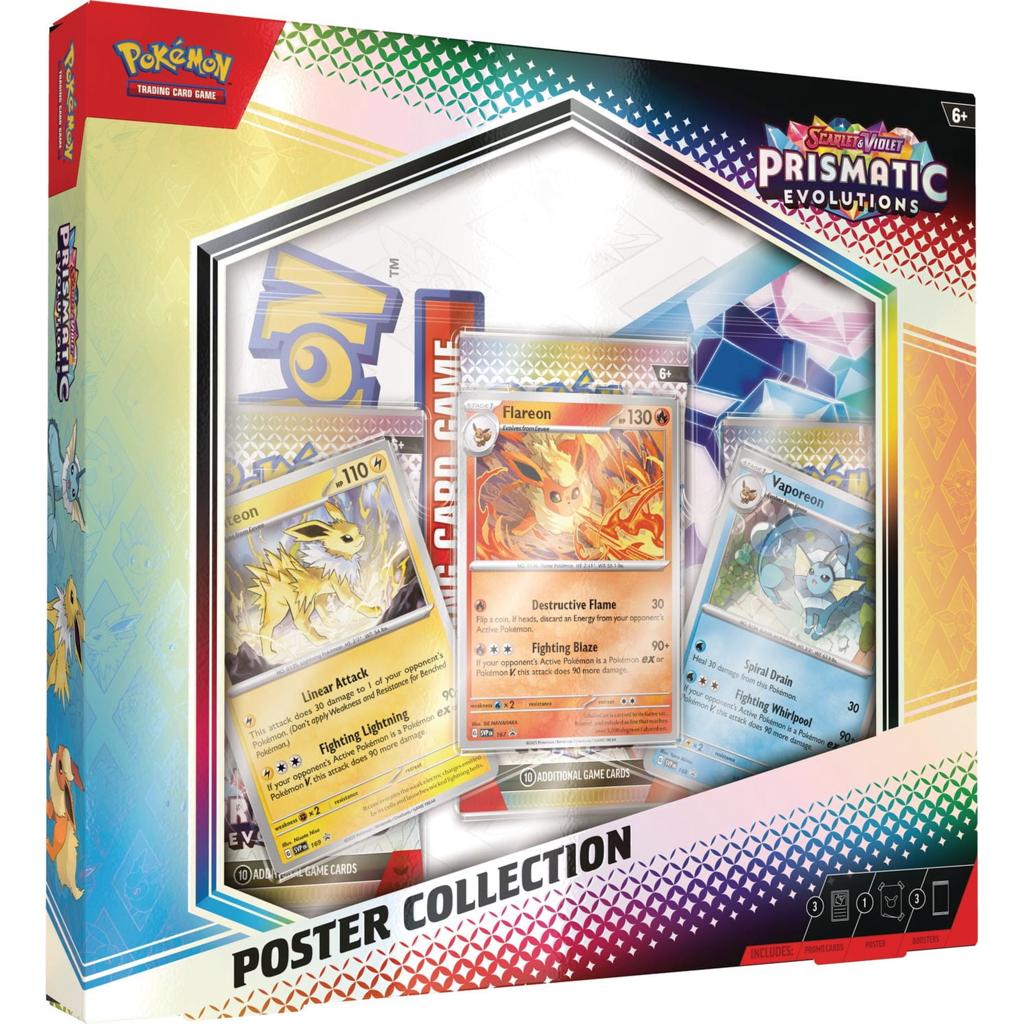 Pokémon Scarlet & Violet: Prismatic Evolutions Poster Collection